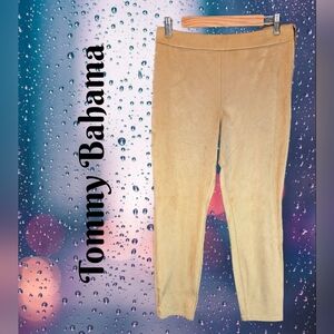 Tommy Bahama Salina Sands Womens Matchstick Pants Sz 8 Faux Suede